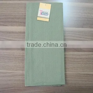 100% Cotton White and Plain Dyed Waffle Kitchen Tea Towel China Wholesale thumbnail-1