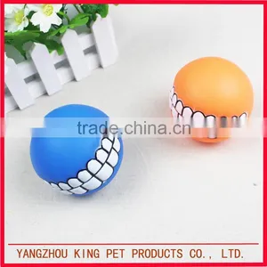 Hot Sale Pet Product Soft Color Rubber Squeaky Dog Ball thumbnail-4