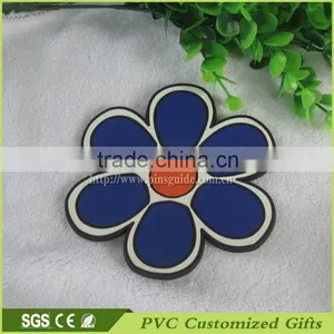 Customized Logo Flower Shape Plastic Cup Coaster thumbnail-1
