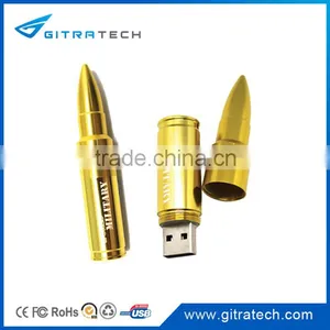 32GB Bullet Metal USB Flash Drive Promotional Metal USB Flash Memory Metal Keychain USB Flash Drive thumbnail-1
