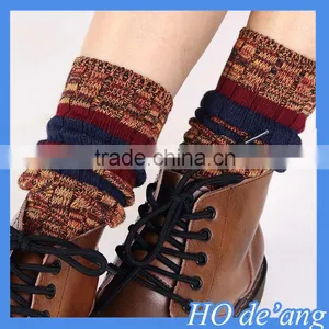 Hogift 2016 Girl Tube Socks National Wind Fall and Winter Knee High Socks Cotton Socks Wholesale MHo-221 thumbnail-1