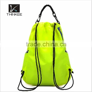 Drawstring Bag Solid Oxford Nylon Outdoor Sports Drawstring Bag thumbnail-4