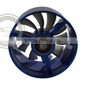 New Car Rubber Single Turbo Turbine Charger Cool Air Intake Fuel Gas Fan thumbnail-1