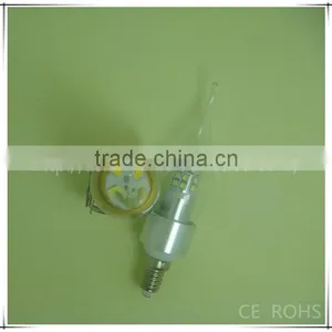 E12 4W Aluminum Alloy LED Candles Light Bulb With CE ROHS GS SAA thumbnail-2