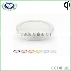 Cute Around Hot Selling Cheapest QI Wireless Charger Pad for Universal Smart Phone thumbnail-2