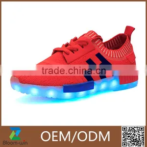 2016 Hot Sales Colorful Kids Dance Shoes Led Light up Running Shoes thumbnail-1