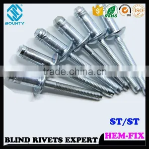 HIGH QUALITY FACTORY STRUCTURE DOME HEAD ANTI LEAKAGE ALUMINUM HEMLOK BLIND RIVET thumbnail-5