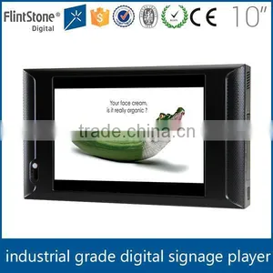 Flintstone 10 Inch Digital Merchandising Equipment, Lcd Digital Signage Displayer Shelf/wall Mount, Small tv Advertising Screen thumbnail-1
