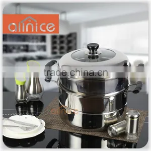 Factory 201material 2/3/4 Layers Stainless Steel Steamer Pot thumbnail-1