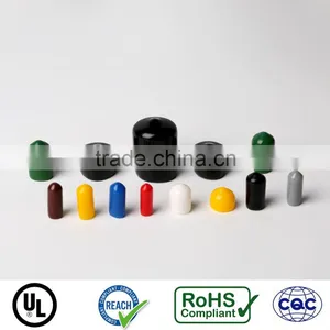 Soft PVC Plastic End Caps For Tubing With REACH RoHS UL ISO9001 thumbnail-1