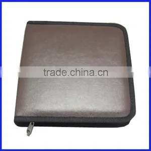 PU Leather Wedding CD DVD Disc Case Holder Box Cover thumbnail-2