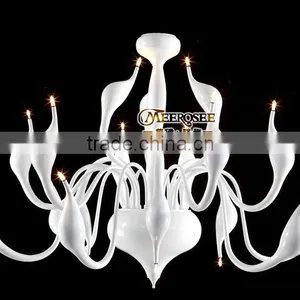 2013 Modern Metal Swan Chandelier Pendant Lighting SW L18 thumbnail-1