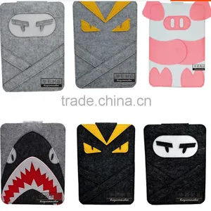 13 15 Inch Felt Ninja Cartoon Fashion Shockproof Dustproof Laptop Flat Computer Sleeve Bag thumbnail-6