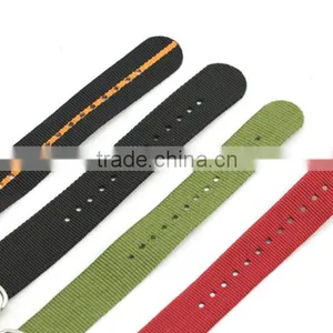 Fashion Style Colorful Fabric Nylon Watch Strap thumbnail-3
