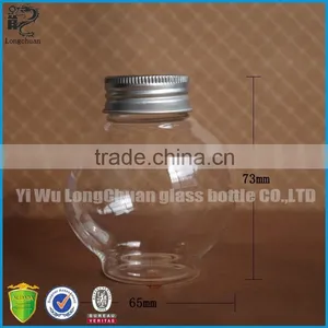 Novelty Wood Lid Glass Ball Roller on Bottle thumbnail-3
