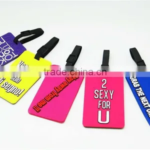 Airline Travel Parcel Tracking Bag Soft PVC Luggage Tag Hang Tag thumbnail-4