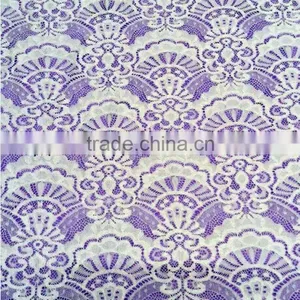 White Color Luxury African Voile Lace Fabric for Garment Accessories TH-8851 thumbnail-5