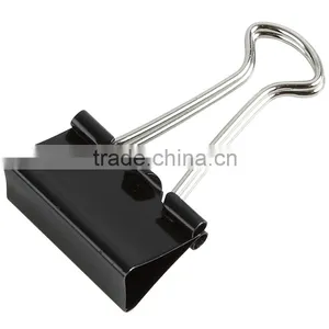 New Spring Black 15mm 19mm 25mm 32mm 41mm 50mm Strong Long Tail Binder Clips Stainless Steel Metal Binder Clips/paper Clip thumbnail-4