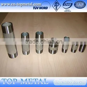 304 Stainless ss Npt Thread Nipples thumbnail-6