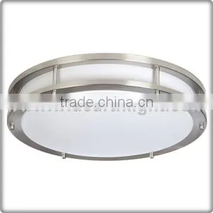UL Listed Custom Available Nickel Ceiling Lamp For Hotel With Acrylics Shade For Bathroom C50321 thumbnail-1