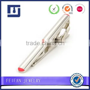 Fashion High Polish Cheap Stainless Steel Blank Tie Clip thumbnail-1