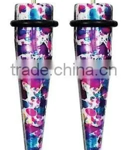 Colorful Fake Ear Taper thumbnail-1