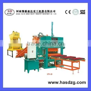 QT5-20 Semi-automatic Hydraulic Brick Machine Hot in Kazakhstan,Russia thumbnail-1