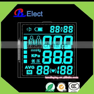 Transparent Negative Character Blood Pressure Meter Flexible Segement Lcd Display thumbnail-1