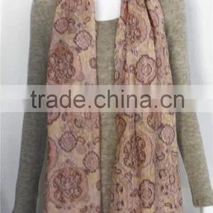 Neon Pink Lady Wool Scarf thumbnail-2