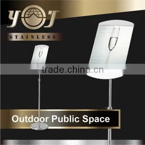 New Products Stainless Steel Wholesale Lobby Sign Board Stand thumbnail-1