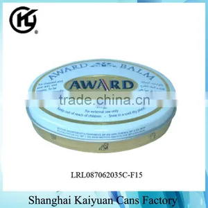 High Quality Oval Gift Tea Food Tin Can Box (various Lids and Printing) thumbnail-4