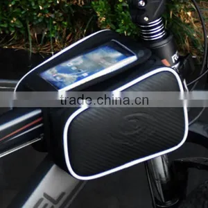 High Quality Outdoor Cycling Bike Bicycle Saddle Front Bicycle Bag Touch Phone Package thumbnail-6