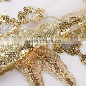 Textile Supplier Embroider Mesh, Palestinian Hand Embroidered, Embroidered Lycra Fabric thumbnail-1