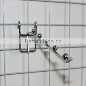 High Quality Wire Mesh Rack Hook /Wire Hanging Hook/Wire Peg Hook Rack thumbnail-2