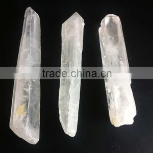 Quartz Mineral Rough Crystal Wand thumbnail-3