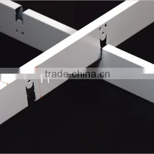 Factory Direct Sale White Aluminum Open Grid Ceiling, T Bar Matching Aluminum Suspended Ceiling Grid for Shopping Halls thumbnail-2