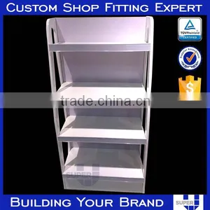 Tailor Made White Wooden Display Cabinet With Mdf thumbnail-1