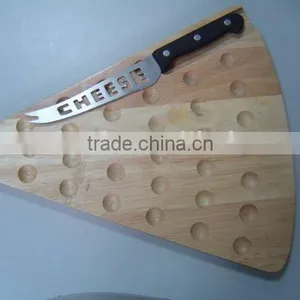 Cheese Knife With Wooden Cutting Board thumbnail-1