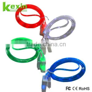 Wholesale LED Mobile Data Cable, TPE USB Charging Cable V8 Android Cable thumbnail-1