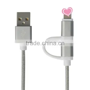 High Quality Aluminum Braided Micro USB Charger MFI Cable Portable USB Charger Quality Choice thumbnail-3