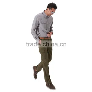 Men Light Gray Casual Shirt(3M15B62 ) thumbnail-4