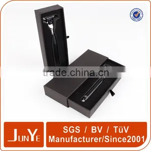 Black Luxury Cardboard Shaver Paperboard Box Container for Men's Razors thumbnail-3