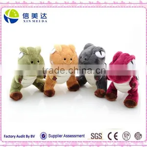 Tyrannosaurus Pendent High Quanlity Plush Dinosaur Keychain Toy thumbnail-2