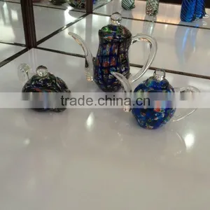 Glass Craft+Colourful+Teapot+Crystal Art thumbnail-1