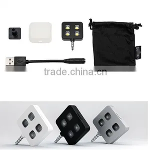 RK06 Universal Night Using Selfie Enhancing 5700K 4 LED Flash Light for IPhone & Android Smartphones & Tablets & Digital Camera thumbnail-6