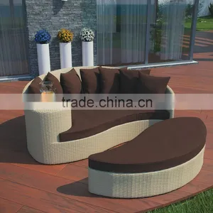Wholesale China Manufacture Modern Round Rattan Daybed thumbnail-6