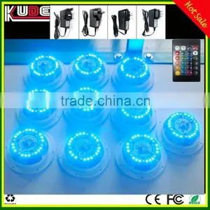 LED Battery Operated Light Rechargeable RGB Light Base in Waterproof thumbnail-1