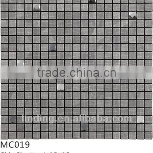MC019 ACP Self-adhesive Stainless Steel Metal Mosaic thumbnail-1