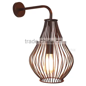 Industrial Iron Cage Wall Sconce Candle Holder,Iron Cage Wall Sconce Candle Holder,Wall Sconce Candle Holder W3062 thumbnail-4