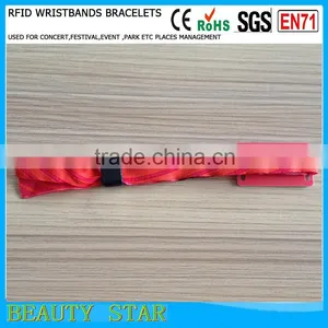 Customized Logo RFID Woven Wristbands ,for Event Use RFID Woven Wristbands thumbnail-3